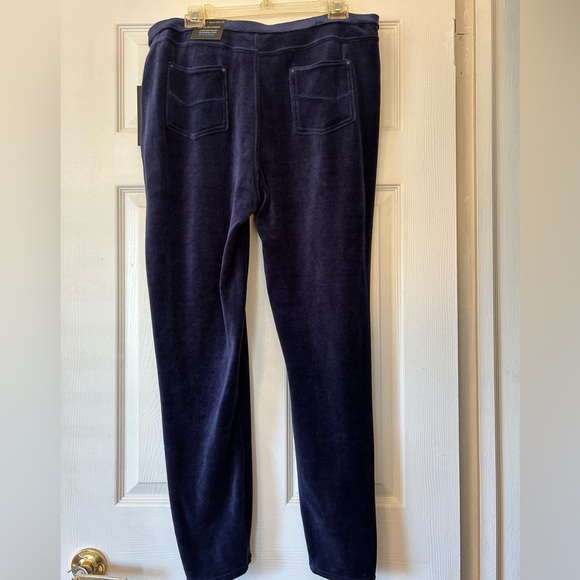 NWT Velvet Leggings navy blue size XL - Picture 4 of 10